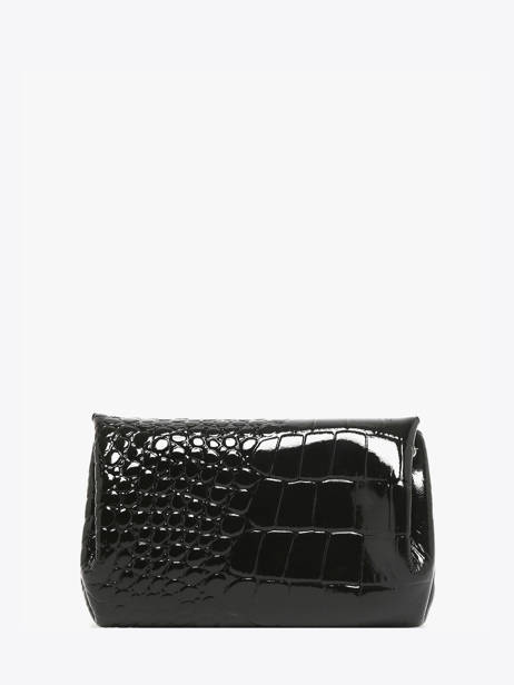 Portemonnee Croco Vernis Leder Paul marius Zwart croco vernis GUSTACRV ander zicht 3